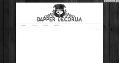 Desktop Screenshot of dapperdecorum.com